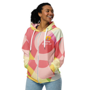 Unisex zip hoodie