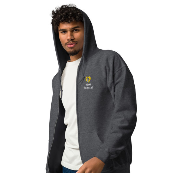 Unisex heavy blend zip hoodie - Image 9